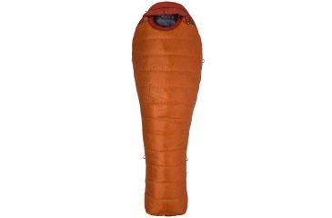 Image of Marmot Never Summer Sleeping Bag, Tangelo/Auburn, Reg 6ft0in/Left Zip, 29920-9911-LZ