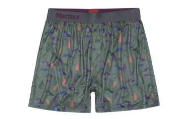 Image of Marmot Performance Boxer Briefs - Mens, Marmot Party, Small, 10420-8734-S