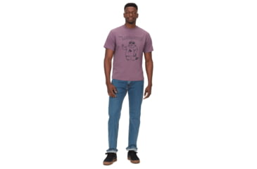 Image of Marmot The Marmots Living Ink Short Sleeve Tee - Mens, Hazy Purple, 2XL, M14822-22259-XXL