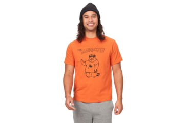 Image of Marmot The Marmots Living Ink Short Sleeve Tee - Mens, Tangelo, 2XL, M14822-9434-XXL