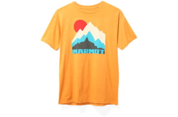 Image of Marmot Tower Short Sleeve T-Shirt - Mens, Aztec Gold Heather, Extra Large, 41850-8995-AZGHEXL