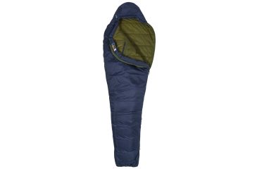 Image of Marmot Ultra Elite Sleeping Bag, Dark Steel/Military Green, Long 6ft6in/Left Zip, 39350-1642-LZ