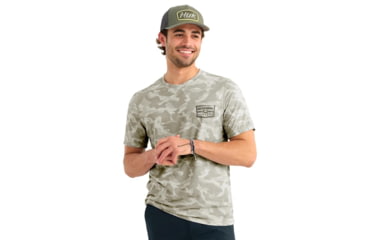 Image of Marolina DBA HUK Huk Drift Performance Short Sleeve Shirt Seagull Camo XL, H1200736059XL