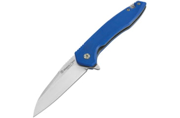Image of Maserin Sport Linerlock Folding Knife, 3 satin finish 440 stainless blade, Blue G10 handle, 46003G10B