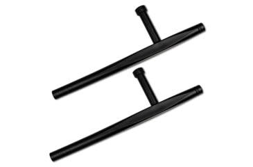 Image of Master Cutlery 2 Poly Training Equipment Tonfa Set, 20 in, Black, CP-712B