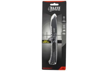 Image of Master Cutlery Backdraft Fixed Blade Knife, 3.5 in, ETFDR011BKSC