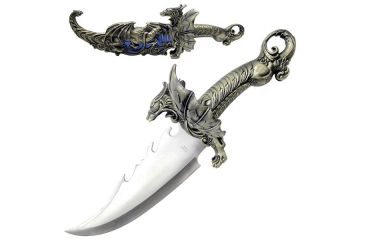 Image of Master Cutlery Fantasy Dragon Knife Display 16" Overall HK-349