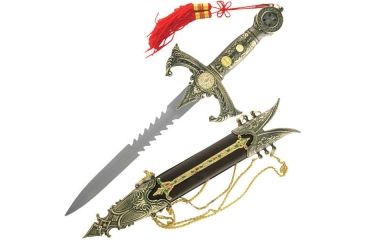 Image of Master Cutlery Fixed Blade, 17in, Stainless Steel Blade, Aluminum Handle HK-2039