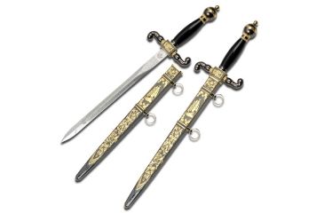 Image of Master Cutlery Fixed Blade, 18.5in, Stainless Steel Blade, Black Nylon Fiber Handle SW-1268