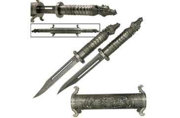 Image of Master Cutlery Fixed Blade, 20in, Stainless Steel Blade, Zinc Alloy Handle HK-25912