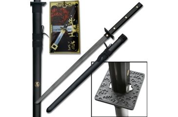 Image of Master Cutlery Fixed Blade, 40.5in, Stainless Steel Blade, Full Tang Handle SW-362B