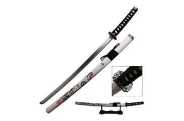 Image of Master Cutlery Fixed Blade, 40in, Carbon Steel Blade, Black Cord Wrapped Handle SW-76