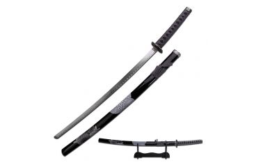 Image of Master Cutlery Fixed Blade, 40in, Carbon Steel Blade, Grey Cord Wrapped Handle SW-77