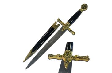 Image of Master Cutlery Fixed Blade, 9.75in, Stainless Steel Blade, Nylon Fiber Handle HK-3416