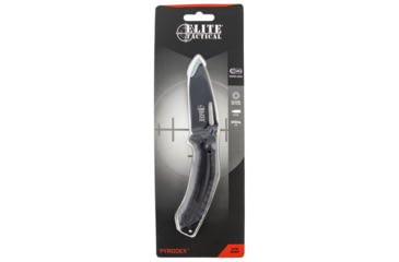 Image of Master Cutlery Pyrodex Fixed Blade Knife, 3.3 in, Drop Point, ETFDR008BKCS