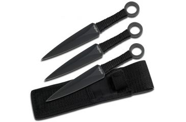 Image of Master Cutlery Tactical, 6.5in, Stainless Steel Blade, Black Cord Wrapped Handle RC-086-3