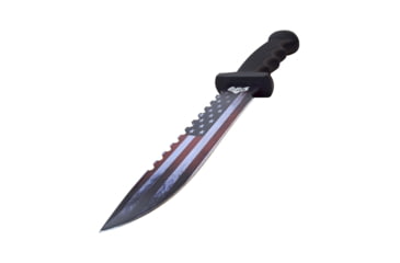 Image of Master USA Bowie Fixed Blade Knife, 7.5 in, 3Cr13 Stainless Steel Stainless Steel, Black, MU-20-04A