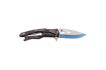 Image of Master USA Drop Point Spring Assisted Knife, 3.5 in, 3Cr13 Stainless Steel Stainless Steel, Black, MU-A108BL