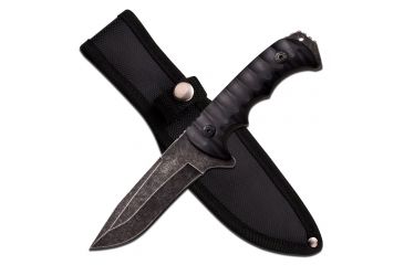 Image of Master USA Fixed Blade, 8.75in, Stainless Steel Blade, Black Nylon Fiber Handle MU-1145