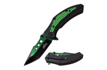 Image of Master USA MU-A077GN 3CR13 Steel Blade ABS Handle Folding Knife MU-A077GN