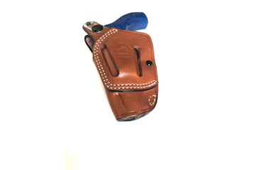 Image of Masters Holsters Dual Cant Leather Belt Holster, S&amp;W J Frame Revolver, 2in Barrel, Right Hand, Brown, 8800BRN