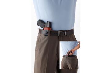 Image of Master's Holsters IWB Holster, RUGER LC-9 w/ Laser, Ambidextrous, Brown, 5330BRN