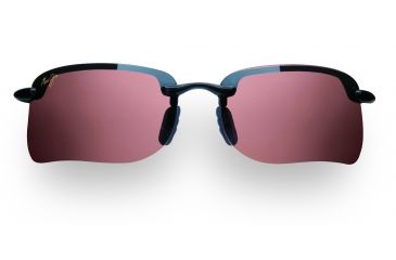 Image of Maui Jim Turtle Bay Sunglasses - Gloss Black Frame, Maui Rose Lenses - R411-02