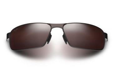Image of Maui Jim Castaway Sunglasses - Dark Gunmetal Frame,Polarized Maui Rose Lens R187-02C