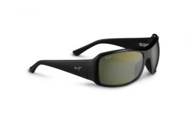 Image of Maui Jim Ht255 11 Nine Palms Translucent Dark Grey Frame Grey Lens Sunglasses