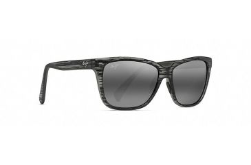 Image of Maui Jim Jacaranda Fashion  Sunglasses,Matte Grey Stripe,Neutral Grey Lens 763-11MS