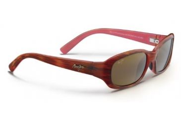 Image of Maui Jim Punchbowl Sunglasses w/ Tortoise &amp; Pink Frame and HCL Bronze Lenses - H219-12