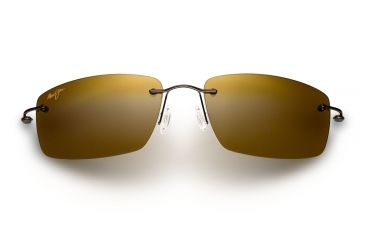 Image of Maui Jim Sandhill Sunglasses, Maui HT, Dark Gunmetal with Smoke Sleeve HT715-02D