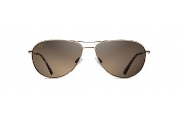 Image of Maui Jim Sea House Polarized Aviator  Sunglasses,Gold,HCL Bronze Lens HS772-16
