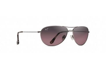 Image of Maui Jim Sea House Polarized Aviator  Sunglasses,Rose Gold,Maui Rose Lens RS772-16R