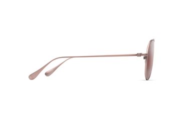Image of Maui Jim Shallows Polarized Aviator Sunglasses, Satin Brown Red Frame, Maui Rose Lens, Satin Brown Red R543-19A