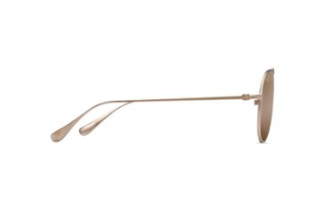 Image of Maui Jim Shallows Polarized Aviator Sunglasses, Satin Gold Frame, HCL Bronze Lens, Satin Gold H543-16A