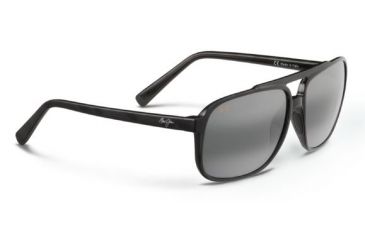 Image of Maui Jim Silversword Sunglasses, Neutral Grey, Black and Grey Tortoise 701-11T