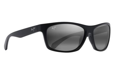 Image of Maui Jim Tumbleland Sunglasses, Matte Black Frame, Neutral Grey Lens, Polarized, 770-2M