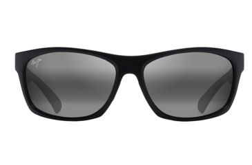 Image of Maui Jim Tumbleland Sunglasses, Matte Black Frame, Neutral Grey Lens, Polarized, 770-2M