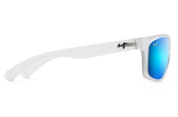Image of Maui Jim Tumbleland Sunglasses, Matte Crystal Frame, Blue Hawaii Lens, Polarized, B770-05CM