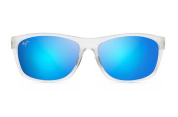 Image of Maui Jim Tumbleland Sunglasses, Matte Crystal Frame, Blue Hawaii Lens, Polarized, B770-05CM