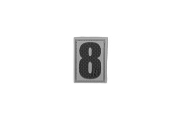 Image of Maxpedition Number 8 Morale Patch, SWAT, 0.84in x 1.18in NUM8S