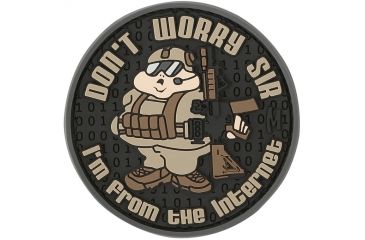 Image of Maxpedition Dont Worry Sir Morale Patch,Arid FTFKA