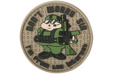 Image of Maxpedition Dont Worry Sir Morale Patch,Full Color FTFKC