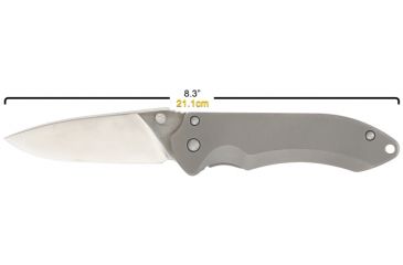 Image of Maxpedition Excelsa Large Framelock Folding Knife, D2 blade, Titanium handle FRMLCKL