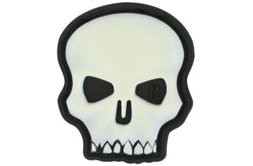 Image of Maxpedition Hi Relief Skull Morale Patch,Glow HISKZ