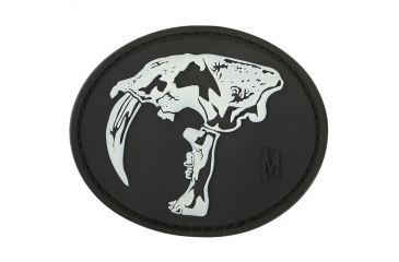 Image of Maxpedition Sabertooth Skull Morale Patch,Glow SBTHZ