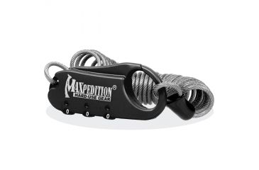 Image of Maxpedition Steel Cable Lock, Black CABLOCB