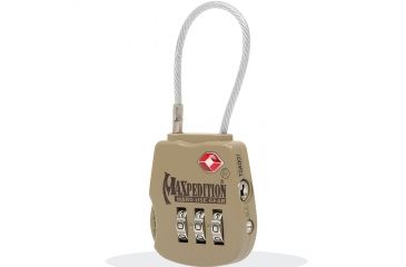 Image of Maxpedition Tsalock Tactical Khaki Luggage Lock