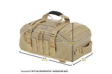 Image of Maxpedition - Unterduffel Adventure Bag, Khaki - PT1100K